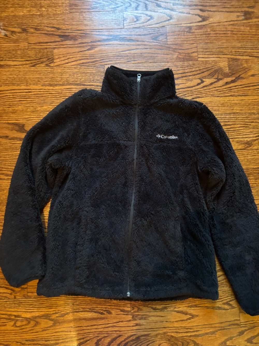 Columbia Kids Black Plush Full-Zip Jacket